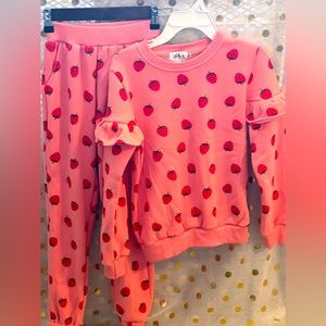 Strawberry sweatsuit